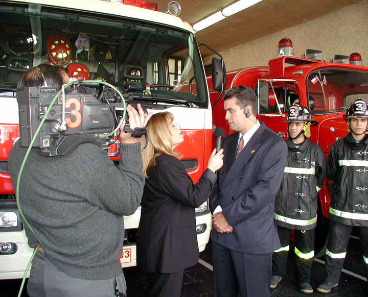 Thirteen days after 9/11, William visits firehouse